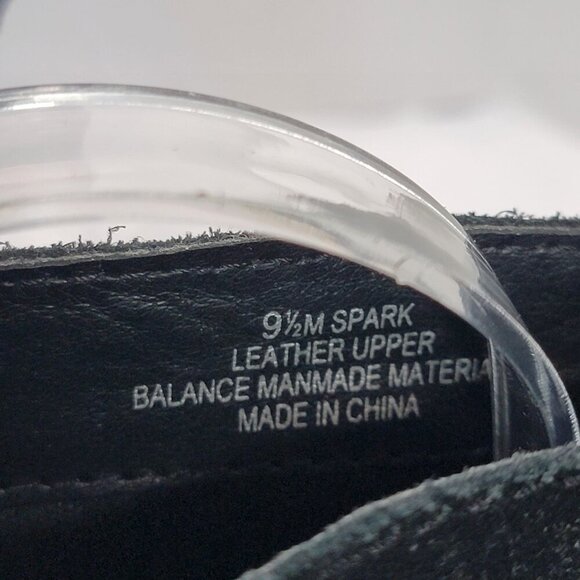 Crown Vintage Boots Womens 9.5 M Spark Black Leather Wedge Ankle Bootie Casual - Picture 2 of 12